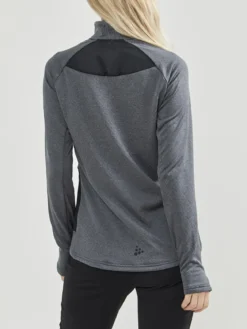 Women's Core Trim Thermal Midlayer - GREY MELANGE