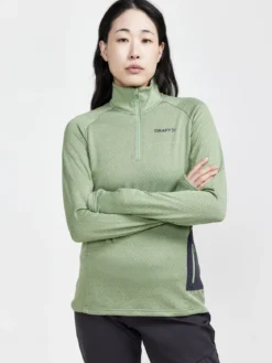 Women's Core Trim Thermal Midlayer - JADE-MELANGE
