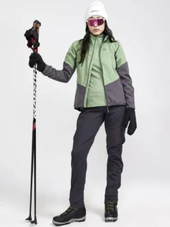 Women's Core Trim Thermal Midlayer - JADE-MELANGE