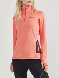 Women's Core Trim Thermal Midlayer - TRACE MELANGE