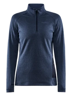 Women's Core Trim Thermal Midlayer - BLUES-MELANGE
