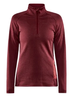 Women's Core Trim Thermal Midlayer - RHUBARB MELANGE