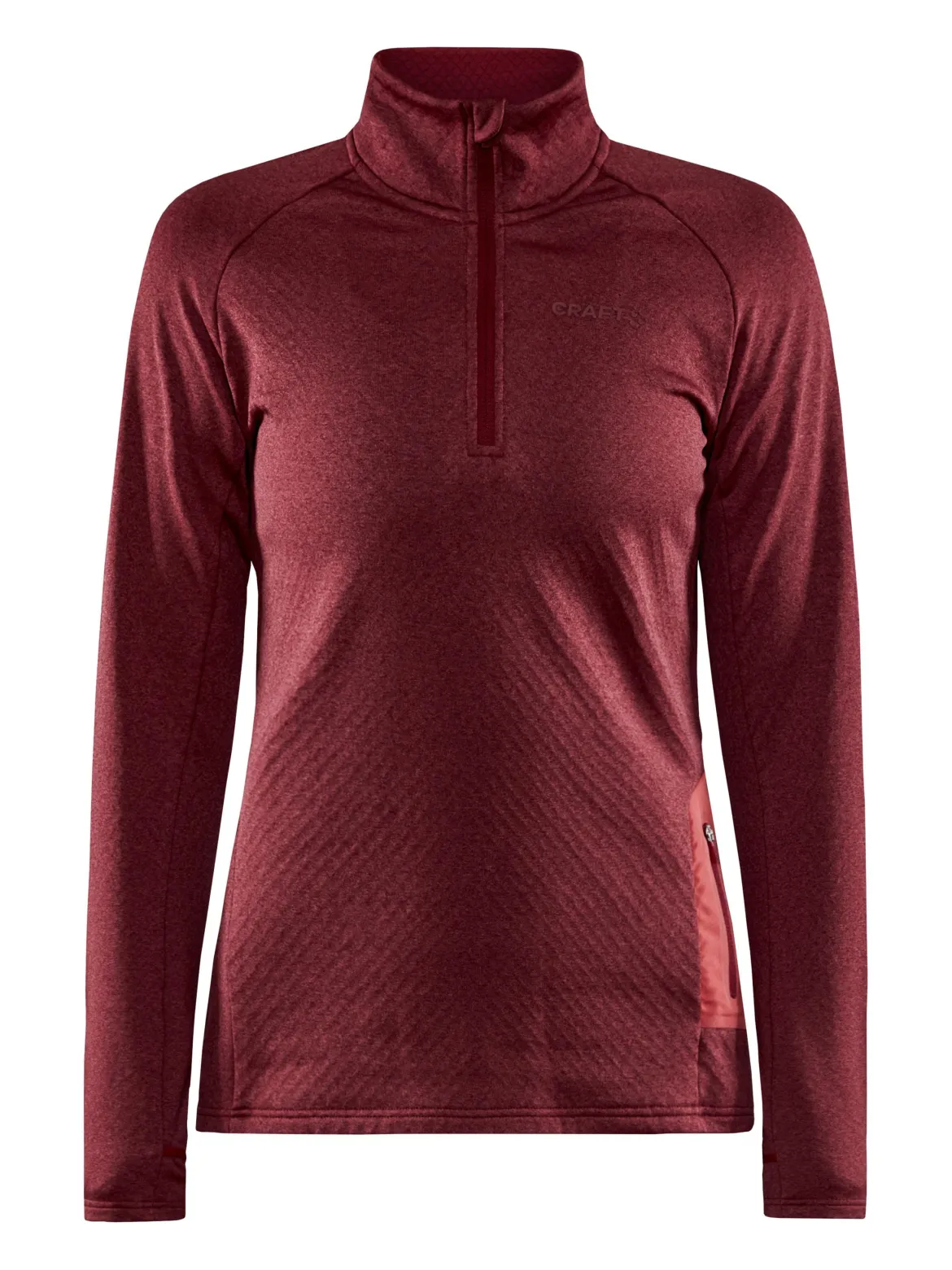Women's Core Trim Thermal Midlayer - RHUBARB MELANGE