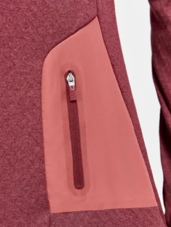Women's Core Trim Thermal Midlayer - RHUBARB MELANGE