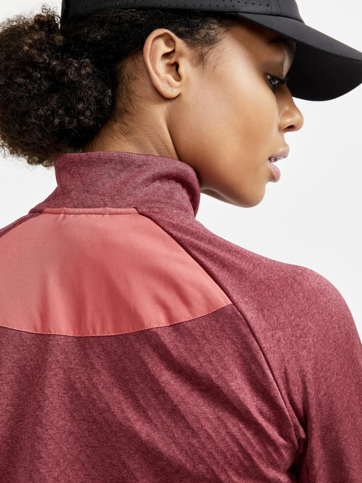 Women's Core Trim Thermal Midlayer - RHUBARB MELANGE
