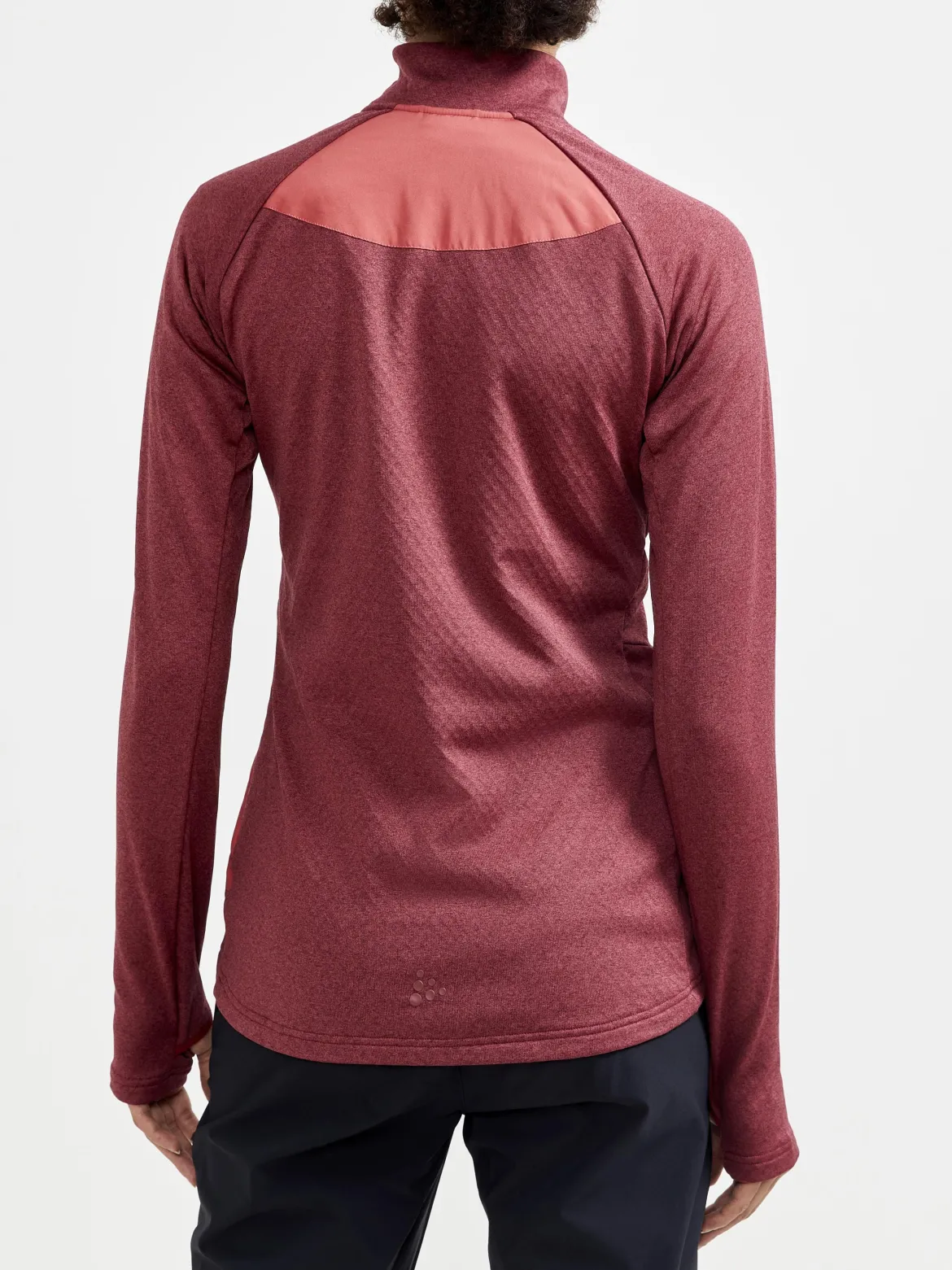 Women's Core Trim Thermal Midlayer - RHUBARB MELANGE