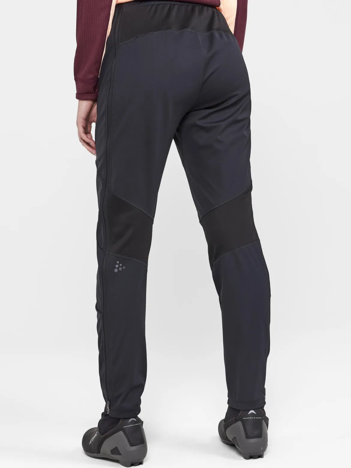 Women's Core XC Training Full-Zip Pants - Black