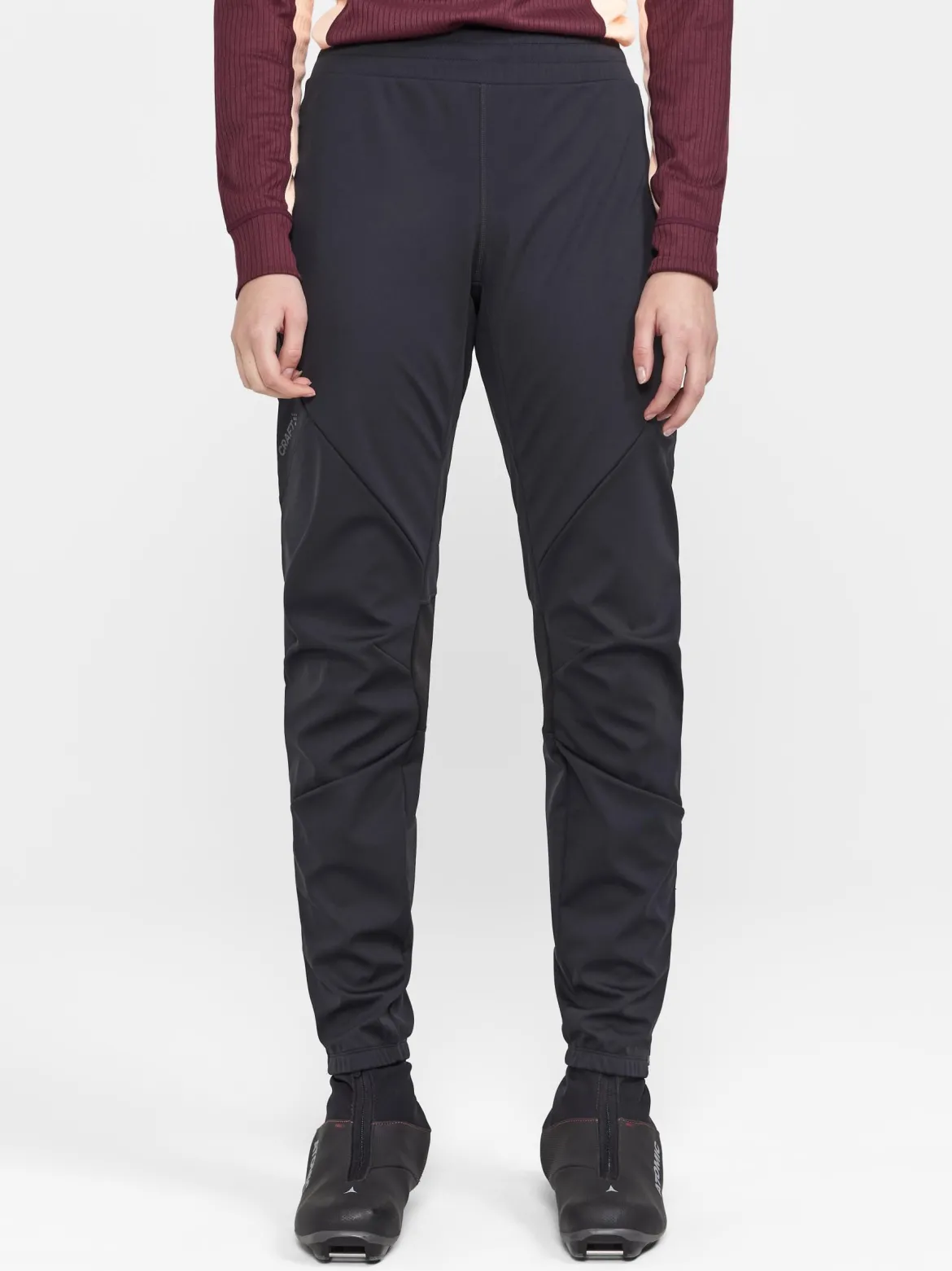 Women's Core XC Training Full-Zip Pants - Black