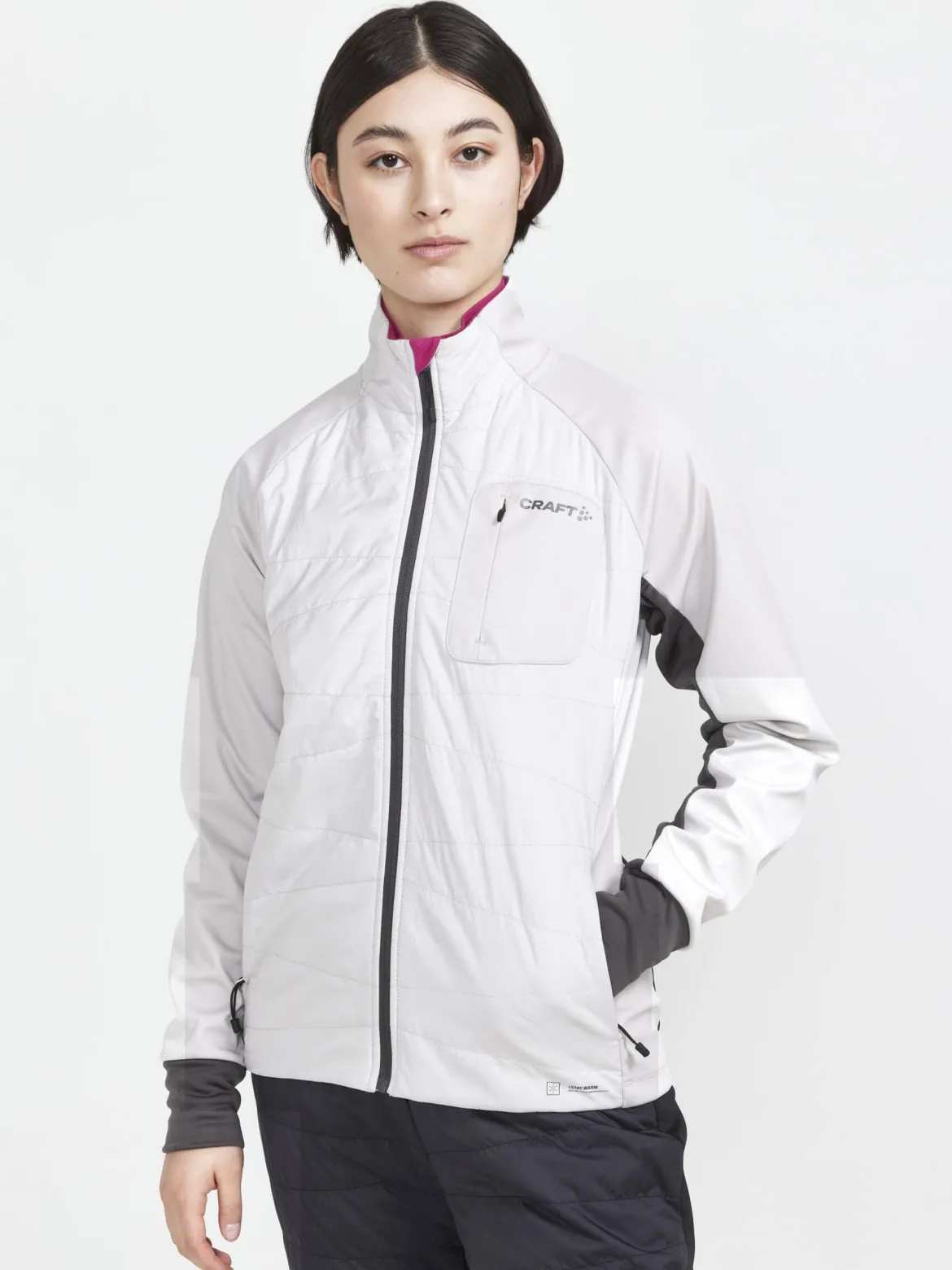 Women's Core XC Training Insulate Jacket - ASH-GRANITE