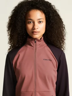 Women's Core XC Training Jacket - Rose Brown/DK Plum