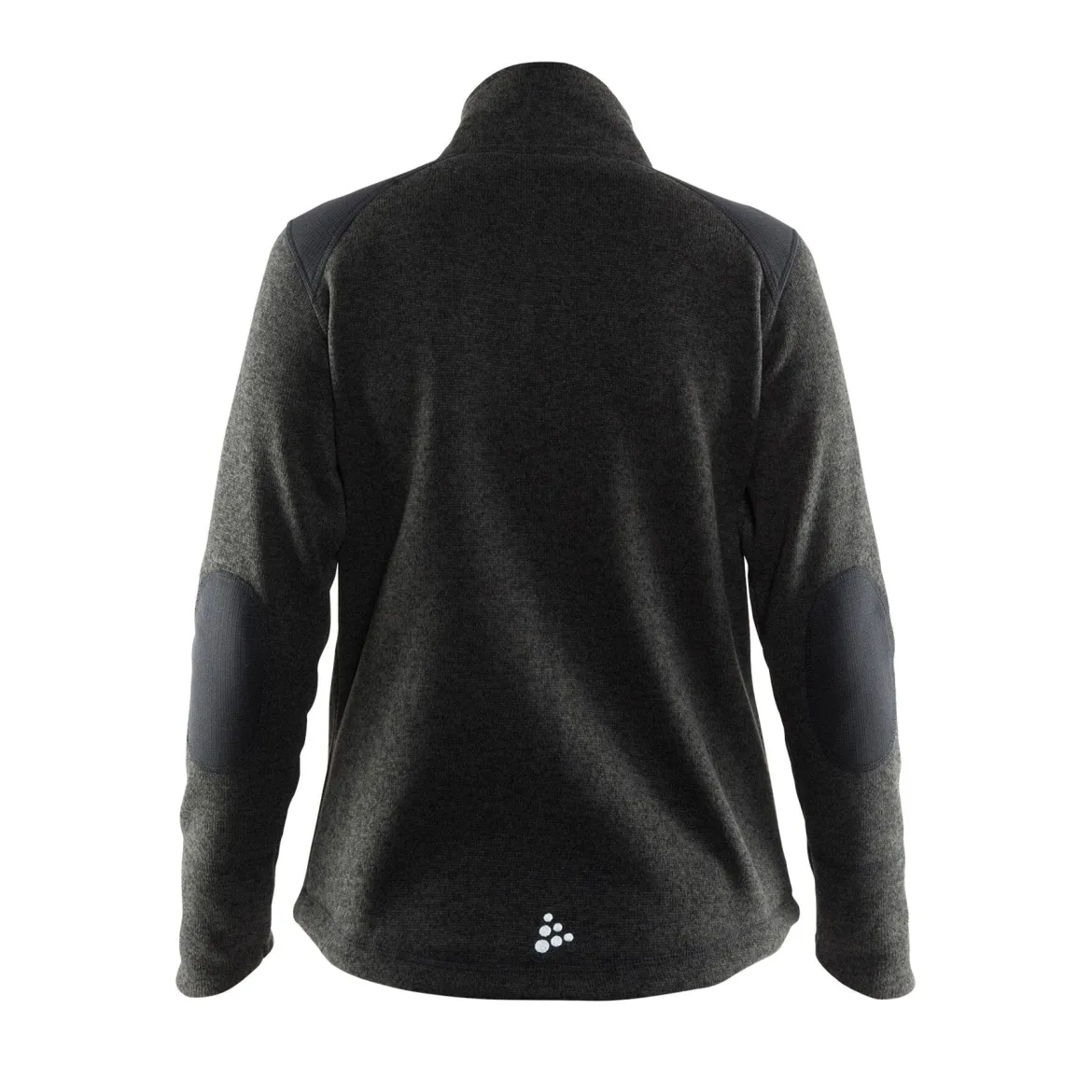 Women's Craft Noble Zip Fleece Jacket - BLACK/PLATINUM