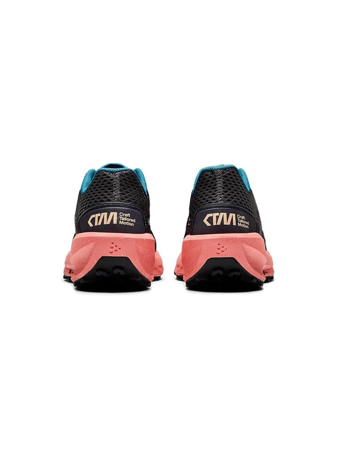 Women's CTM Ultra Trail Running Shoes - Granite/Coral