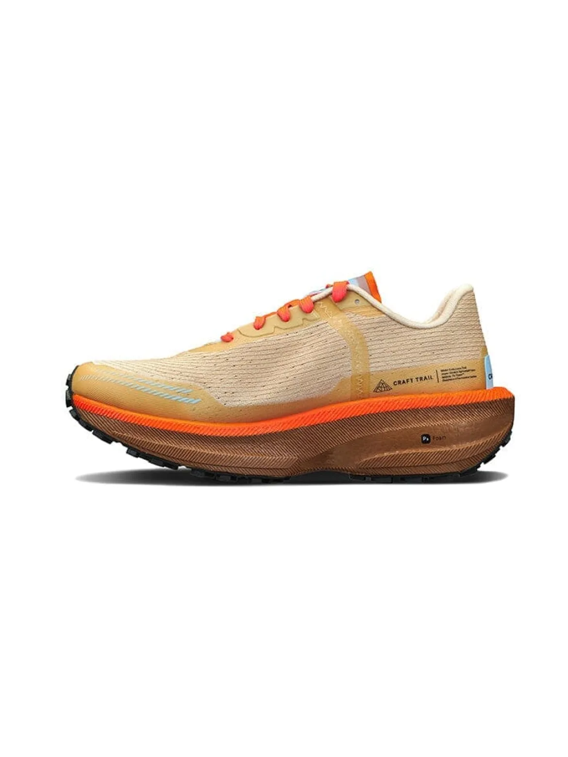 Women's Endurance Trail Running Shoe - Ecru/Roots