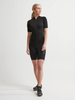 Women's Essence Cycling Jersey - Black