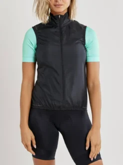 Women's Essence Light Wind Cycling Vest - Black