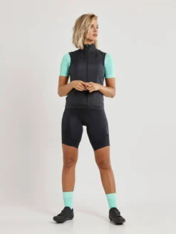 Women's Essence Light Wind Cycling Vest - Black