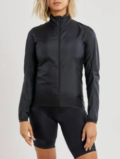 Women's Essence Light Wind Cycling Jacket - Black