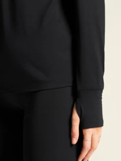Women's Flow HZ LS - Black Melange
