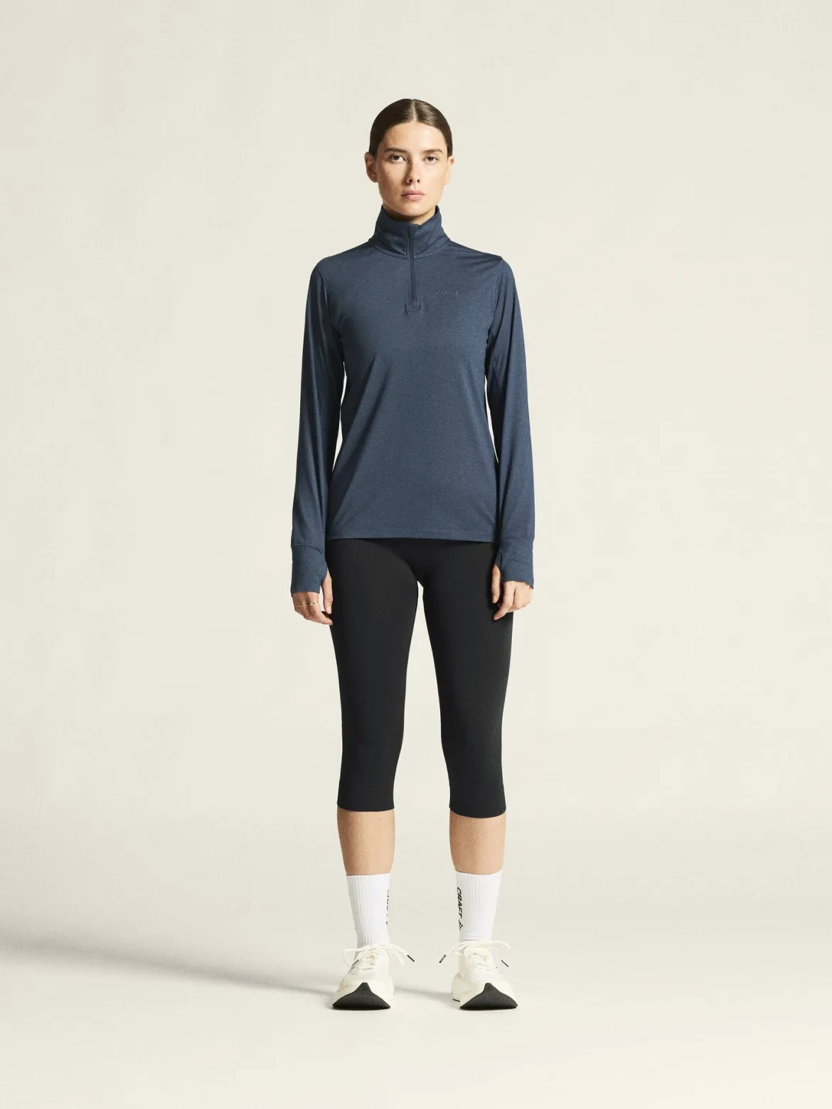 Women's Flow HZ LS - NORTH/MELANGE