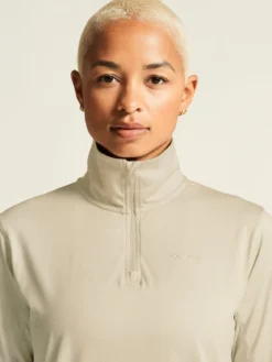 Women's Flow HZ LS - PLASTER-MELANGE