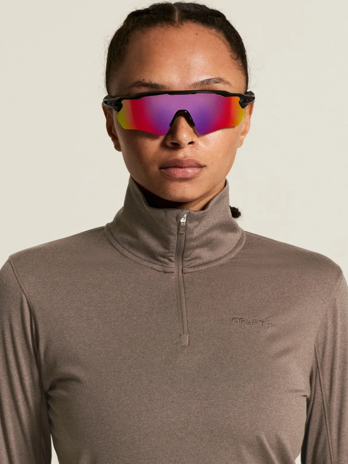 Women's Flow HZ LS - Plum Taupe/Melange
