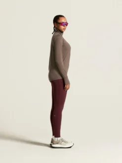 Women's Flow HZ LS - Plum Taupe/Melange