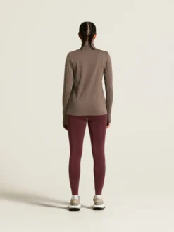 Women's Flow HZ LS - Plum Taupe/Melange