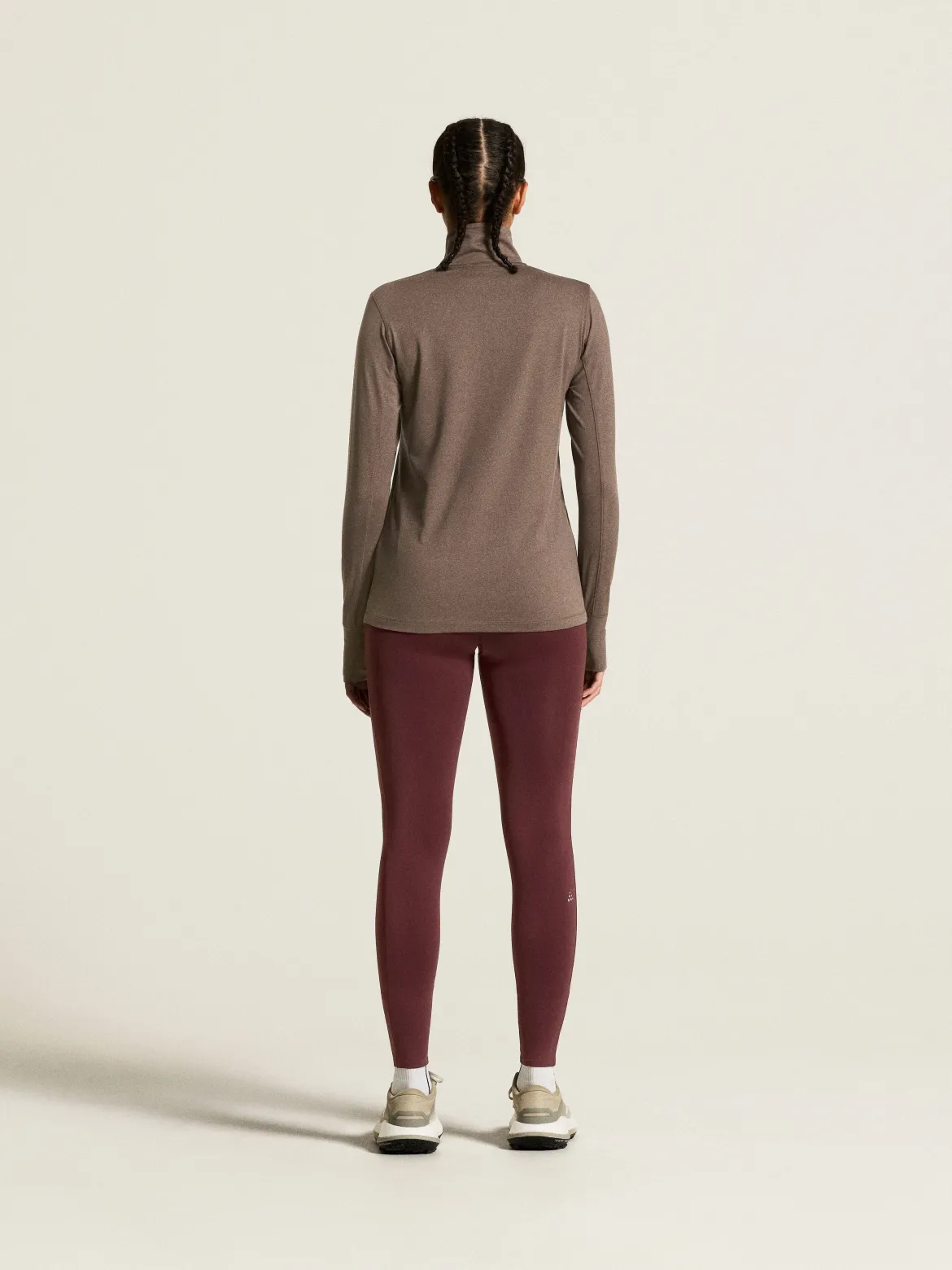 Women's Flow HZ LS - Plum Taupe/Melange