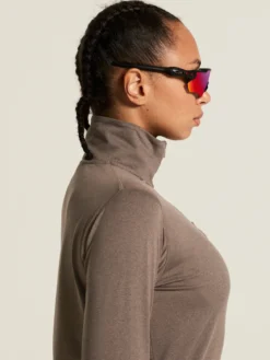Women's Flow HZ LS - Plum Taupe/Melange