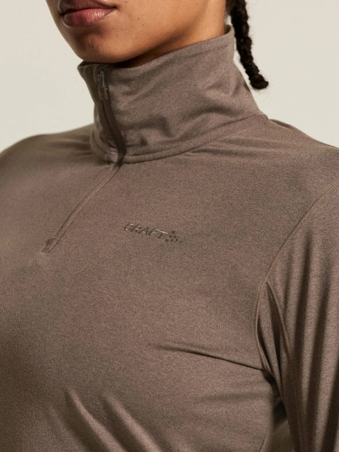 Women's Flow HZ LS - Plum Taupe/Melange