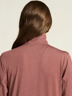Women's Flow HZ LS - ROSE BROWN/MELANGE