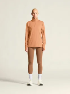 Women's Flow HZ LS - SYRUP/MELANGE