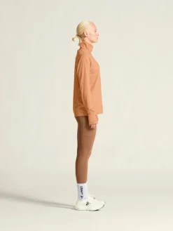 Women's Flow HZ LS - SYRUP/MELANGE
