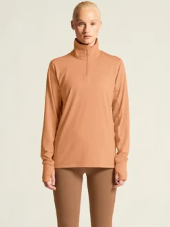 Women's Flow HZ LS - SYRUP/MELANGE