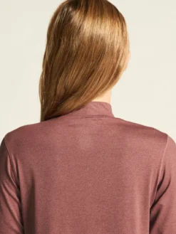 Women's Flow Ms Longsleeve - ROSE BROWN/MELANGE