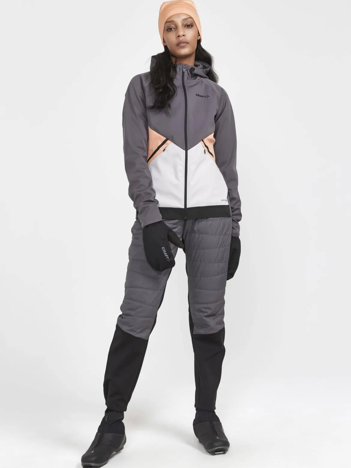 Women's Glide Hood Jacket - GRANITE/ASH
