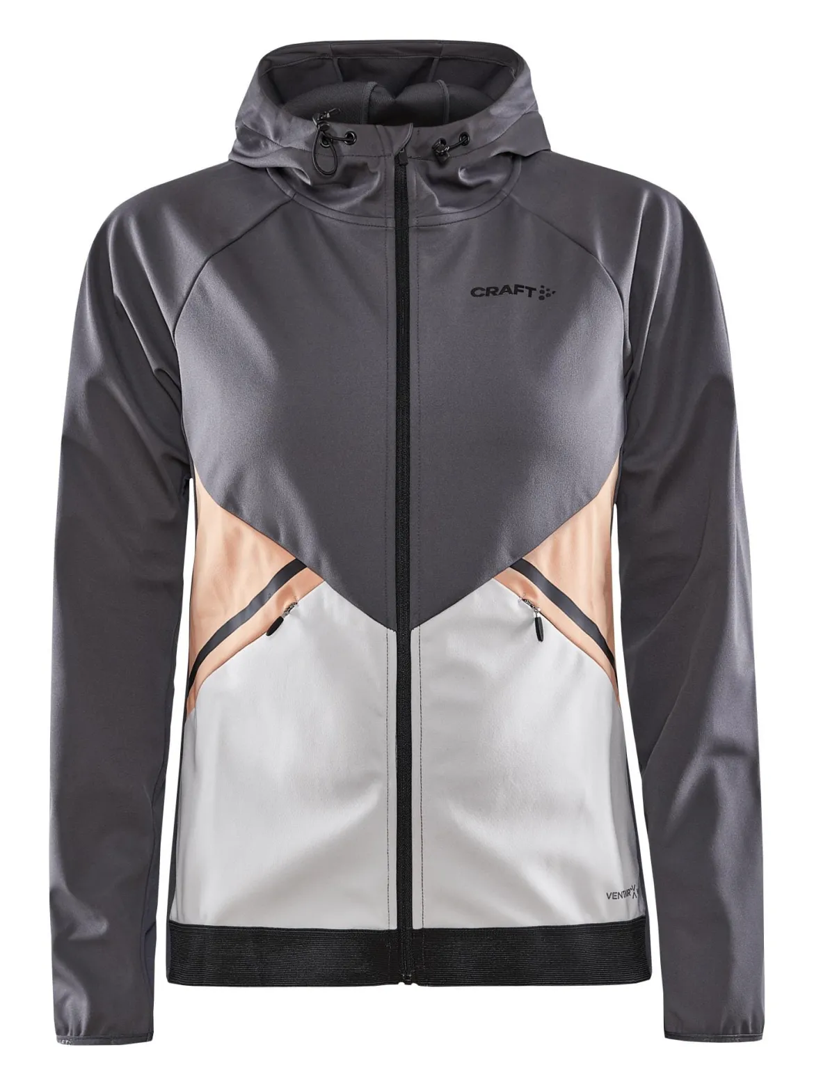 Women's Glide Hood Jacket - GRANITE/ASH