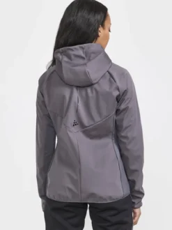 Women's Glide Hood Jacket - GRANITE/ASH