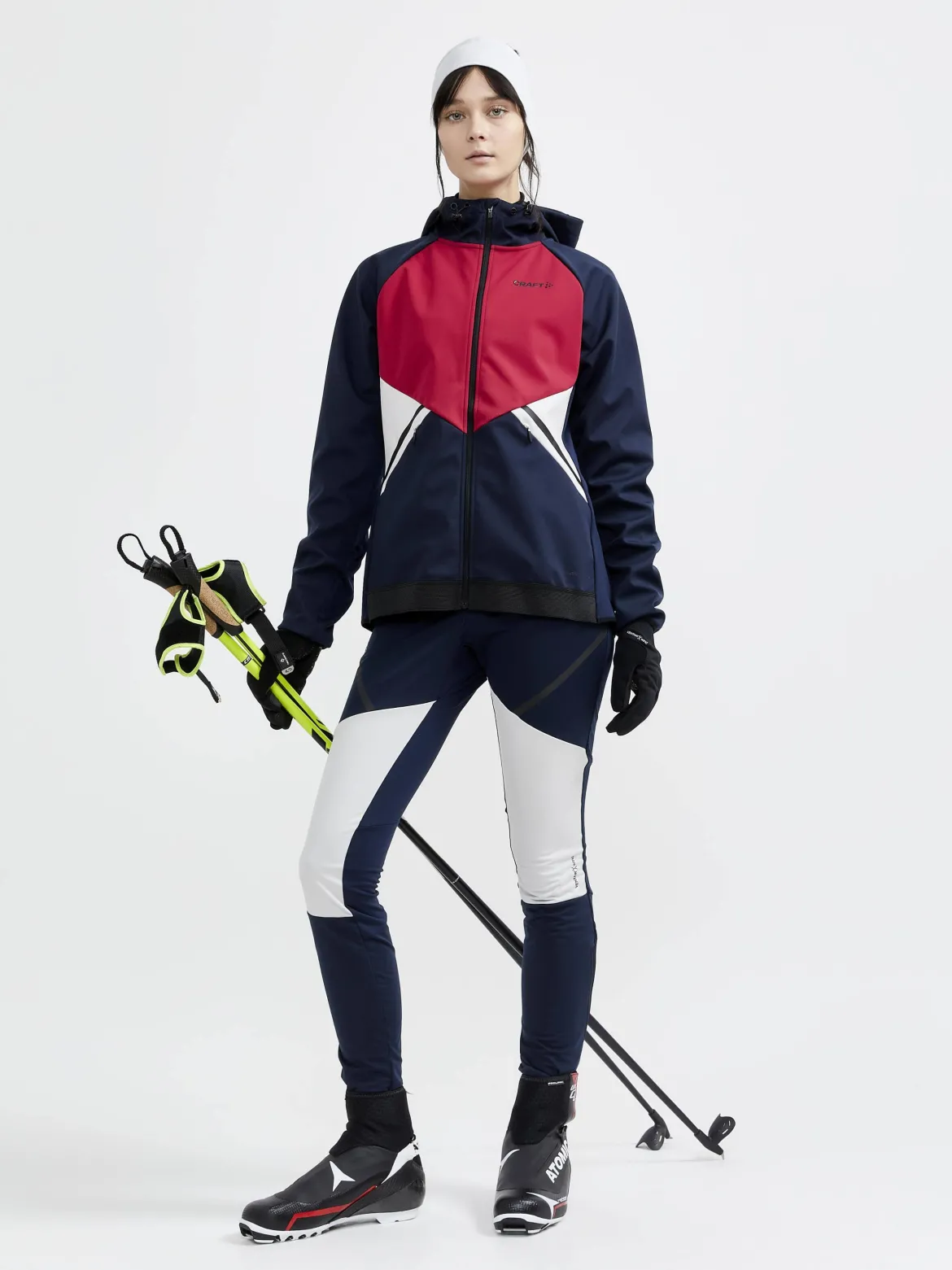Women's Glide Wind XC Tights - BLAZE-ASH