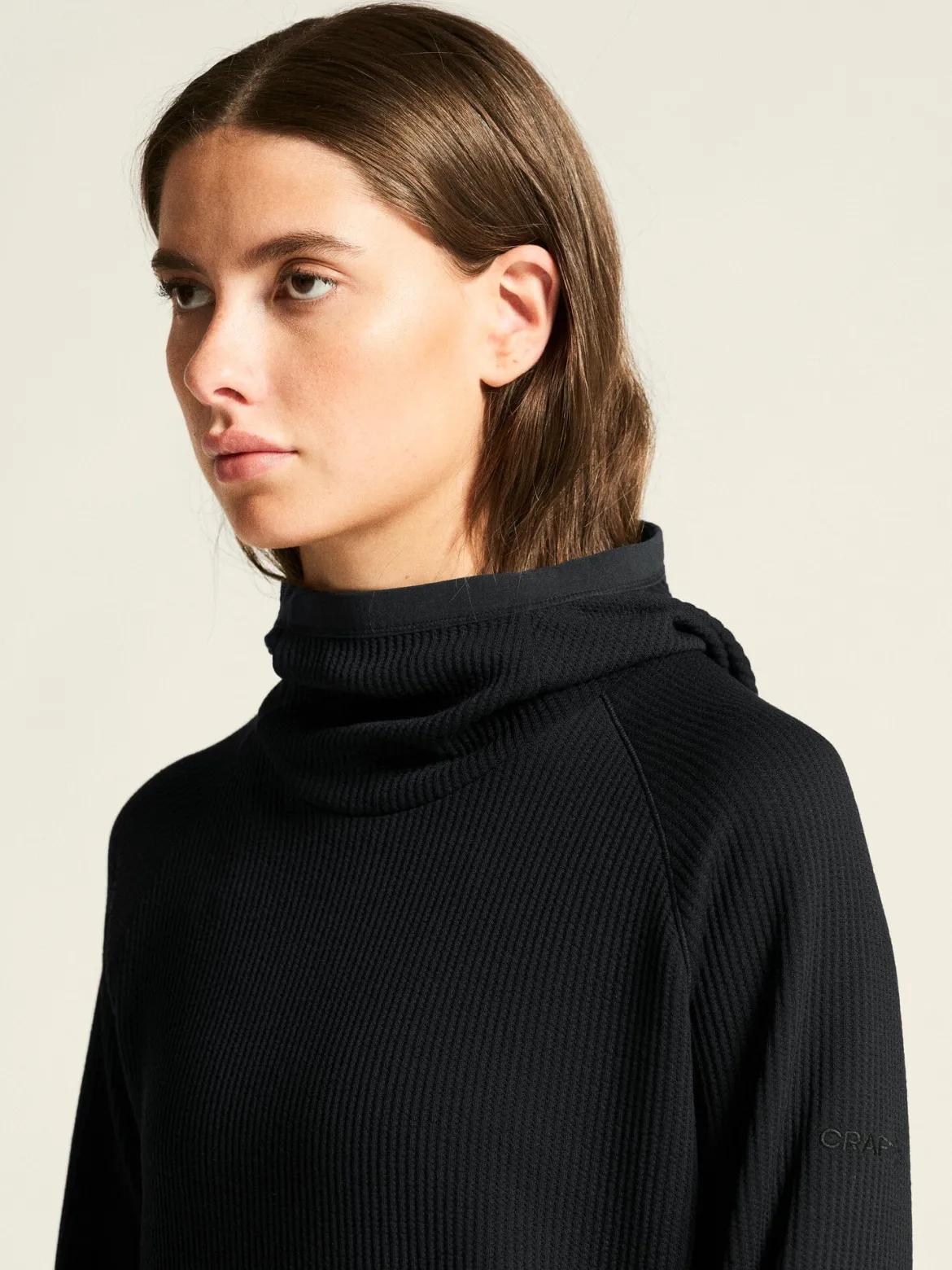 Women's Grid Hood - Black