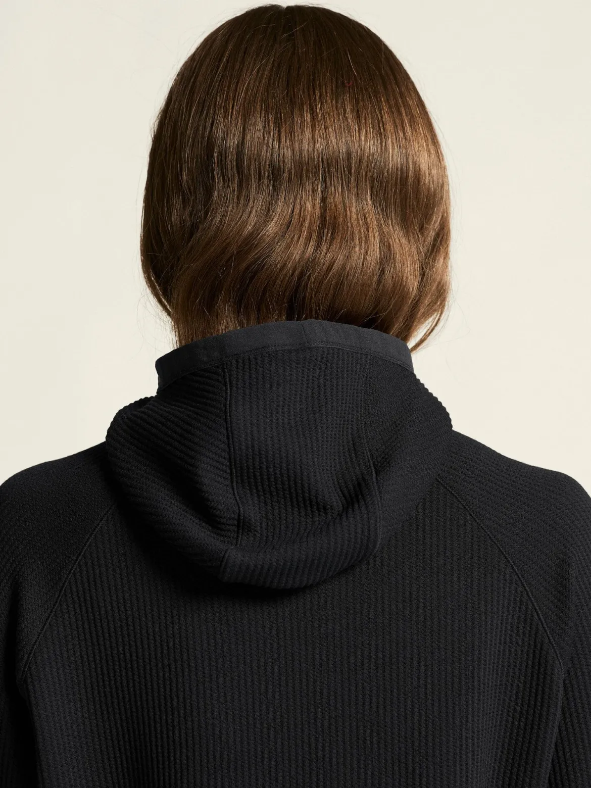 Women's Grid Hood - Black