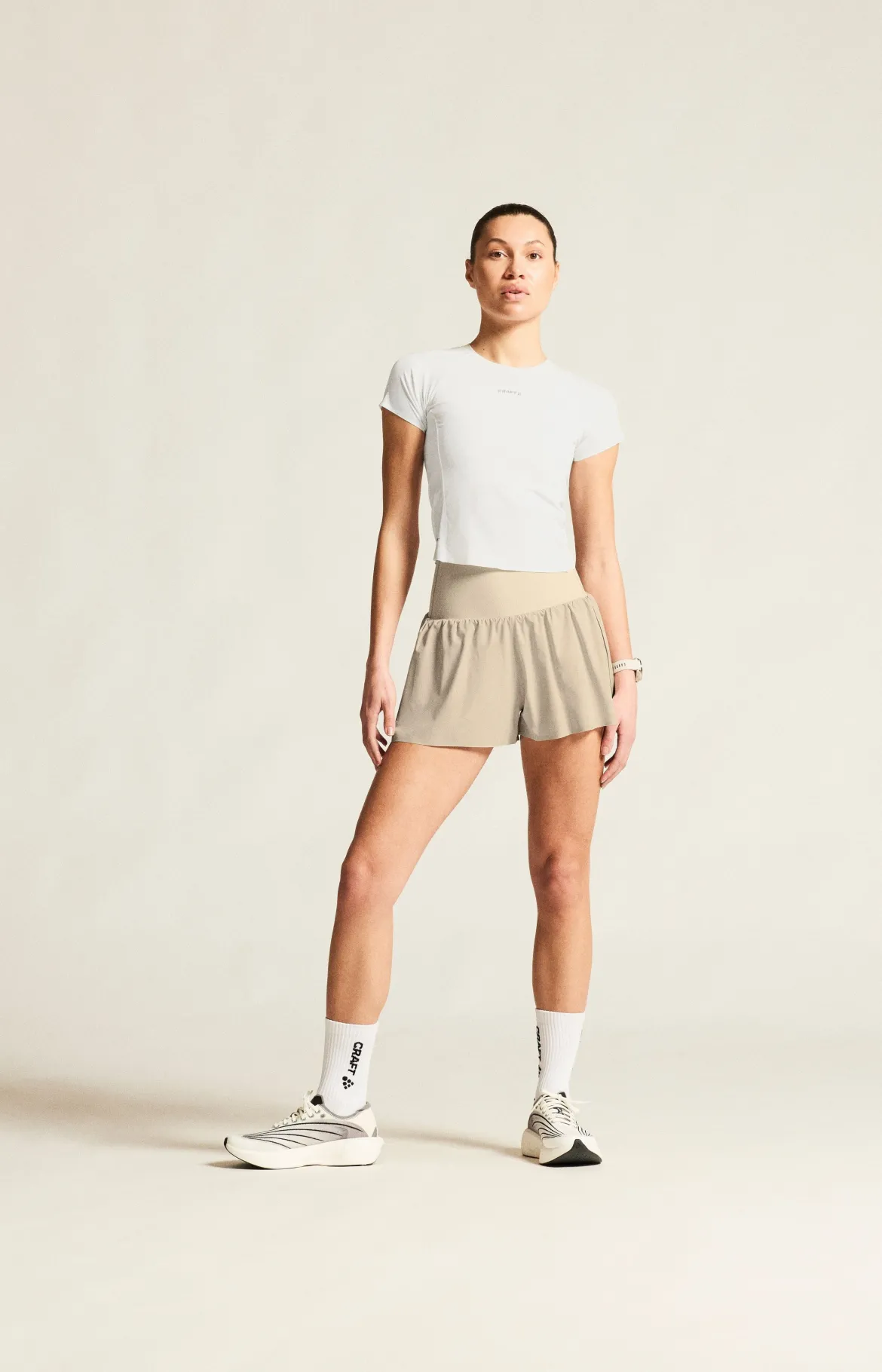 Women's Hypervent Cropped Tee - White