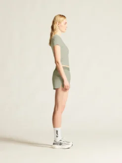 Women's Hypervent Cropped Tee - PIGEON