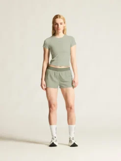 Women's Hypervent Cropped Tee - PIGEON