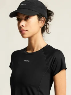 Women's Hypervent Cropped Tee - Black