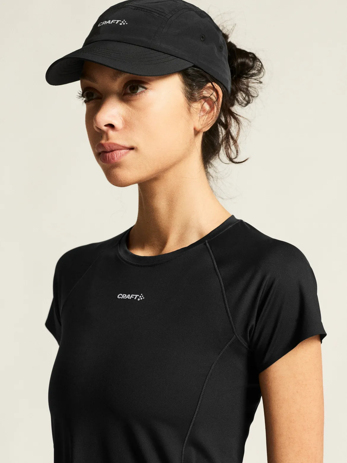 Women's Hypervent Cropped Tee - Black