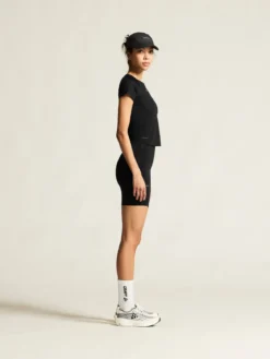Women's Hypervent Cropped Tee - Black