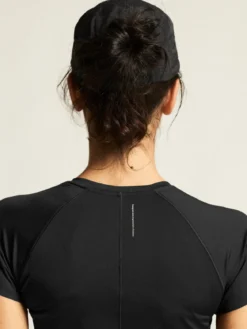 Women's Hypervent Cropped Tee - Black