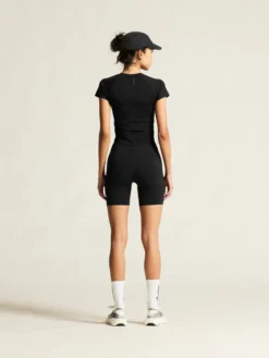 Women's Hypervent Cropped Tee - Black