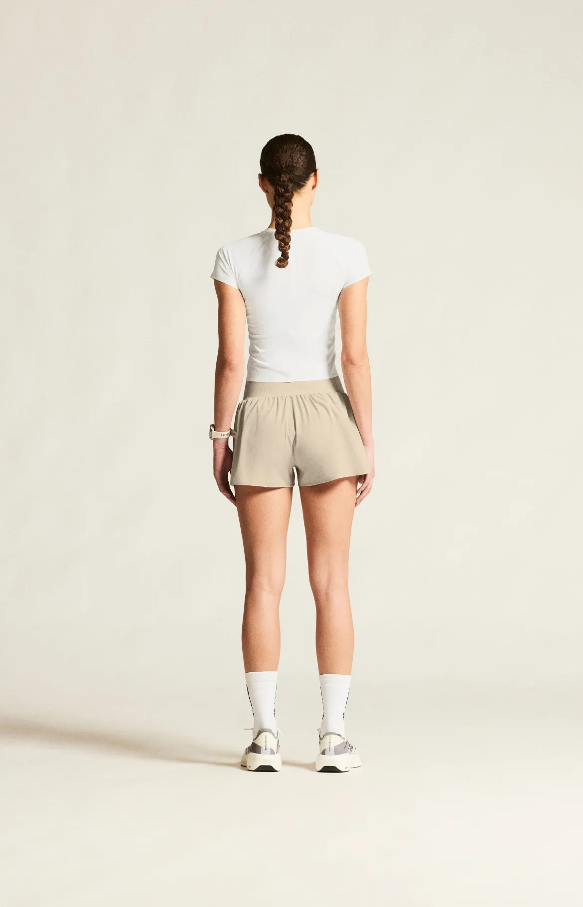 Women's Hypervent Wide Shorts - Plaster